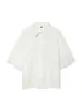 Comercio exterior transfronterizo ropa de mujer 2026 verano nuevo estilo europeo y americano moda camisa de manga corta bordada hueca 7969048