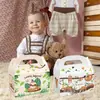Dd127 Amazon Perezoso Animal de la Selva Fiesta Regalo Caja de Cartón Blanca Portátil Bolsa de Embalaje
