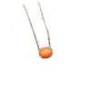 Venta al por mayor de fábrica Popular Collar de Ópalo de Fuego Natural Plata S925 Incrustado Piedra Principal 6*8 Joyería de Lujo Venta Directa de Fábrica