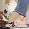 Sandalias de EVA para hombre, transpirables, antideslizantes, para exteriores, talla grande, mismo estilo que marcas famosas, sandalias cómodas tipo slip-on de punta abierta