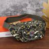 Riñonera de camuflaje de gran capacidad para caja registradora, bolso cruzado portátil para deportes al aire libre, bolso multicapa para teléfono móvil con funda