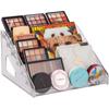 Rack Display Multicamadas de Acrílico Transparente para Esmaltes Caixa de Armazenamento para Batons Plástico para Sombras de Olhos Rack Display de Cosméticos para Salão de Unhas