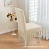Funda Sencilla para Silla de Casa Anti-Arañazos de Gato Respaldo Una Pieza Elástica Universal Funda para Silla de Comedor Funda para Silla de Restaurante