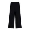 Pantalones Casuales Estilo Americano Estilo Perezoso para Mujer Primavera y Otoño Nuevo en Forma de V Cintura Baja Simulación Rectos Fitness Hogar Rectos