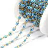 Aço Inoxidável Vácuo Banhado a Ouro Coroa Coração Corrente Corrente Semi-Acabada DIY Moda Colar Pulseira Atacado Transfronteiriço