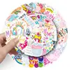 50 Pegatinas de Feliz Cumpleaños Película Flash Láser Feliz Cumpleaños Creativas Impermeables Decorativas para Cuaderno