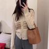Suéter Feminino Gola Redonda Relaxado 100% Lã Outono e Inverno Novo Suéter Emagrecedor Manga Longa Quente Cashmere Top Interno