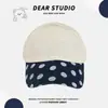 Boné de Baseball Polca Rilakkuma Fofo Coreano para Mulheres, Simples e Versátil, Aba Larga, Faz o Rosto Parecer Menor, Boné de Baseball para Casal