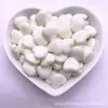 Miçangas de Coração Coloridas de Primavera em Acrílico Cor Sólida Pêssego Coração Miçangas Soltas Pulseira DIY Colar Acessórios de Miçangas para Crianças