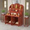 Mesa de Ofrendas Estilo Tibetano de Tres Niveles Sala de Estar Nuevo Estilo Chino Hogar Altar de Incienso Santuario Altar de Buda de Tres Niveles Salón Altar de Práctica Taoísta Nicho Budista Estatua de Buda