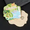 Imanes de Metal Personalizados Creativos para Refrigerador, Atracciones Turísticas Personalizadas, Souvenirs Culturales y Creativos, Monumentos de Ciudades, Imanes de Refrigerador Pintados