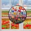 Ventas Directas de Fábrica Serie Lenguaje Floral Transfronterizo Acrílico Decoración de Atmósfera Interior y Exterior Colgante Redondo