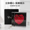 Flor de Jabón Caja de Flores Acrílicas para Regalo de Cumpleaños de Novia Caja de Regalo Regalo de San Valentín Rosa Pequeña Fragancia Personalización