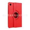 Para Tab New Samsung A9 Funda Protectora de Panel Plano 8.7 Patrón de Lichi Giratoria 360 Funda de Cuero SM-X115 Funda Protectora