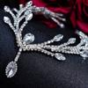 Nuevo tocado de novia cadena de taladro de agua accesorios para vestido de novia diadema colgante hecho a mano cadena para la frente diadema DZ032