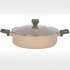 Frigideira Antiaderente para Uso Doméstico, Adequada para Fritar Ovos, Bife e Panquecas, Compatível com Fogões de Indução e Fogões a Gás, Feita de Aço Inoxidável 304