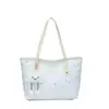 Bolsa de ombro casual estampada fofa, elegante e moderna, grande capacidade, adequada para o trajeto diário, bolsa tote versátil para underarm para mulheres, design simples