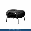 Villa con Patio Silla de Mimbre de Ocio Exterior Impermeable Protección Solar Silla Tejida de Mimbre Mesa de Café Hotel B&B Juego de Sofá de Mimbre