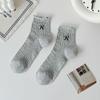 Calcetines sin hueso calcetines finos de verano para mujer calcetines de encaje con lazo calcetines de algodón de malla calcetines desodorantes absorbentes del sudor calcetines de mujer
