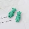 Cor transfronteiriça pequeno urso pingente pingente diy liga animal Tridimensional cor brilhante colar pulseira acessórios de jóias