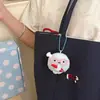 Lindo colgante de peluche de verdura de dibujos animados para mochilas de niñas, decoración de llavero, accesorio pequeño versátil