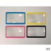 Lupa tipo tarjeta Fresnel para ancianos, lector de mano, área rectangular, funda de fuego tipo tarjeta, ojo présbita