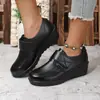 Novedad Primavera/Verano 2026 Estilo Extranjero Zapatos de Madre Suela Gruesa Suela Blanda para Mujeres de Mediana Edad y Mayores, Antideslizantes Cómodos Zapatos de Abuela
