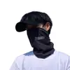 Mascarilla de Protección Solar para Hombres, Cubre Toda la Cara y el Cuello, Buff para Ciclismo, Cubrecuellos de Seda Helada, Parasol de Verano para Hombres en Exteriores para Pesca