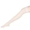 Koman Kang Liang Meia Fina Sexy Amor Uniforme Renda Desejo Puro Meia-Calça Longa Feminina Acima do Joelho Meia-Calça de Rede Sexy Preta Seda Preta Aberta
