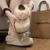 Zuecos Versátiles de Suela Gruesa sin Cordones para Mujeres Menudas, Nuevo Estilo Retro Otoño 2025, Forrados de Borrego, Calientes, Zapatos de Doble Uso Estilo Birkenstock
