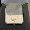 Collar de Ojo de Gato Tulipán de Lujo Ligero Moda para Mujer Cadena para Clavícula de Flor de Rosa con Diamantes Versátil