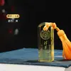 Sello de cristal personalizado regalo de graduación para estudiantes universitarios, reunión de clase, recuerdo creativo y práctico con grabado