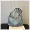 2026 color sólido verano nuevo de moda estilo coreano gran capacidad casual personalizado colgante hombro bandolera bolso tote