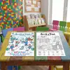 Póster para colorear de compra directa transfronteriza, libro para colorear con temática de escena de nieve invernal, libro de dibujo para niños, álbum de colorear de exploración divertida
