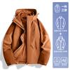 Chaqueta tres en uno NASA Outdoor para hombre, nueva chaqueta impermeable, resistente al viento y al agua, de marca de moda para primavera y otoño.