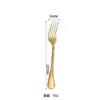 Lujo Ligero 30 Acero Inoxidable Brillante Cuchillo para Bistec, Tenedor y Cuchara Engrosado Hotel Retro Repujado Juego de Cubiertos de Mesa de Alta Gama
