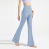 Pantalones acampanados antibacterianos Athena Lulu para mujer, de cintura alta, con realce de cadera, de yoga, ajustados y de pierna ancha.