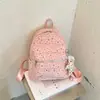 Mochila elegante de lunares para mujer, nuevo modelo 2026, gran capacidad, adecuada para estudiantes de secundaria y preparatoria, estudiantes universitarios y viajeros