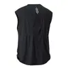 Colete leve e respirável de verão transfronteiriço para fitness, corrida e treino, regata esportiva sem mangas, camiseta masculina sem mangas de seda gelada