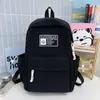Nueva mochila escolar estilo japonés para chicas de secundaria y preparatoria, simple y elegante, adecuada para el campus y viajes casuales