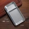 Prato Vintage de Aço Inoxidável para Dumplings Prato Japonês para Batatas Fritas Lanches com Prato para Vinagre Fritura Fritura Velho Criativo Prato de Lanches
