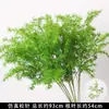 Ramo de Plantas Verdes para Boda, Hojas de Árbol, Espárrago, Arreglo Floral, Hierba de Planta, Decoración de Salón de Bodas, Hojas Verdes, Arreglo Floral Artificial