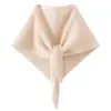 Cachecol triangular de caxemira, aquecedor de pescoço de tricô feminino, xale novo estilo outono/inverno, cachecol para usar por cima de outras roupas, lenço quadrado pequeno
