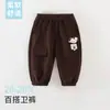 Pantalón de chándal para niños estilo nuevo con estampado de cachorro, primavera y otoño, deportivos, casual, largos, estilo coreano para bebé, holgados, estilosos, versátiles