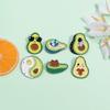 Medalla Fresca Nueva Transfronteriza de Aguacate Top Falda Jk Serie de Frutas de Dibujos Animados Broche Decorativo Fijo Joyería