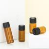 Tapa de punta fina botella pequeña de aceite 1ml2ml3ml5ml solución madre botellita para rellenar agua emulsión botella de muestra pequeña botella de vidrio para rellenar de viaje