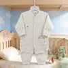 Romper Nuevo para Bebé Primavera y Otoño Algodón Sin Costuras Dibujos Animados Punteado Romper para Niño Venta al por Mayor 66~80 #
