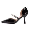 Promoção Especial de Liquidação~Sapatos Mary Jane Franceses para Mulheres, Novo Estilo Feérico, Perfeitos para Vestidos, Salto Alto com Salto Bloco e Bico Baixo