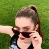 Nuevas Gafas de Sol Transfronterizas, Estilo Celebridad de Internet Europeo y Americano, Gafas de Sol Futuristas, Gafas de Sol Estilo Urbano, Gafas de Sol Cuadradas de Moda