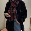 Bufanda Cuadros Estilo Coreano Nueva para Mujer en Invierno, Versátil Atmósfera de Imitación Cachemir, Bufanda Engrosada, Chal Cálido para Pareja